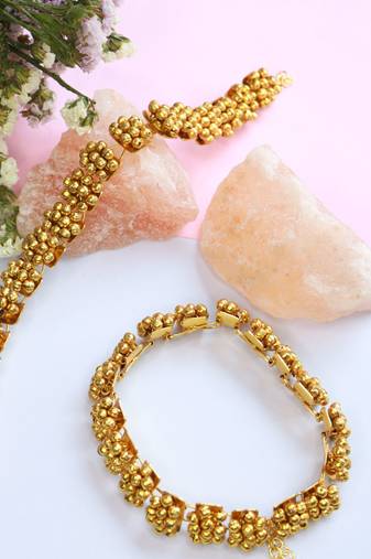 18k traditional ghungroo anklet/payal for women/girls 