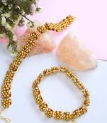 18k traditional ghungroo anklet/payal for women/girls 