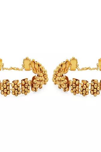 18k traditional ghungroo anklet/payal for women/girls 