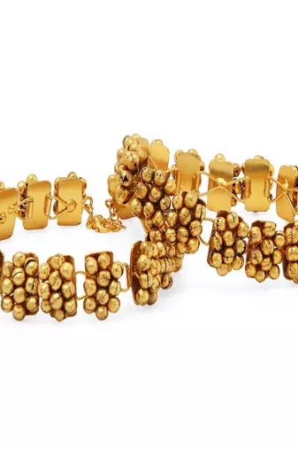 18k traditional ghungroo anklet/payal for women/girls 