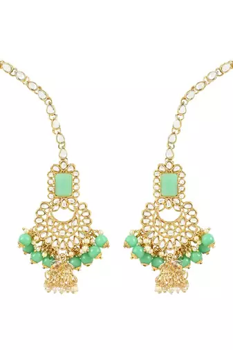 traditional handcrafted pearl studded bridal choker necklace jewellery set