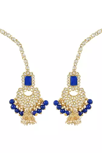 traditional handcrafted pearl studded bridal choker necklace jewellery set