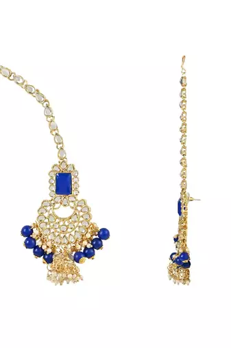 traditional handcrafted pearl studded bridal choker necklace jewellery set