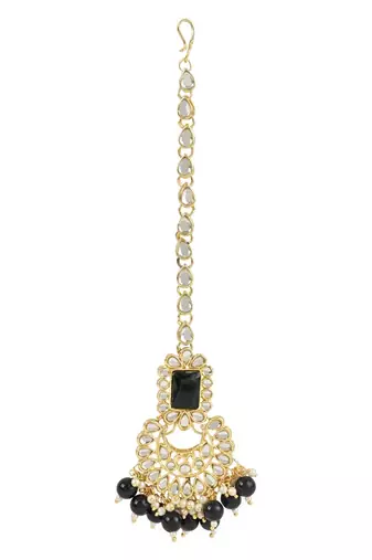 traditional handcrafted pearl studded bridal choker necklace jewellery set