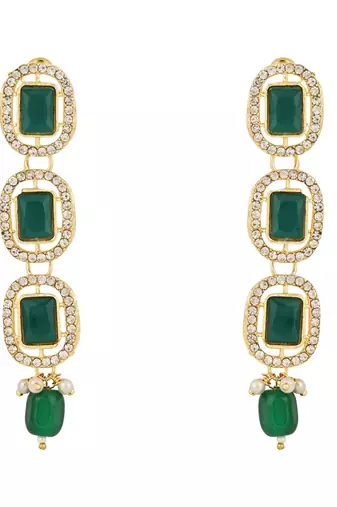 ethnic traditional kundan pearl dazzling stone choker necklace jewellery set