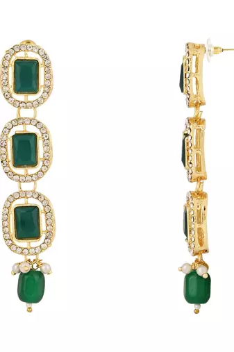 ethnic traditional kundan pearl dazzling stone choker necklace jewellery set