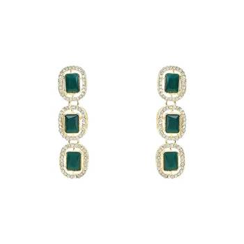 traditional stone choker necklace jewellery set 4
