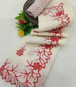 KOTA DORIA EMBROIDERY WORK SAREES WITH BLOUSE