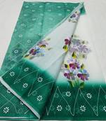 Kota Doria Hand Painting Sarees