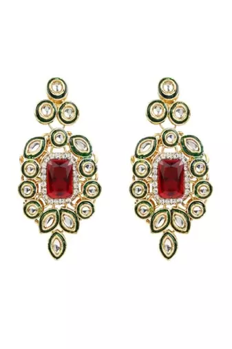 traditional kundan & stone studded choker necklace jewellery set
