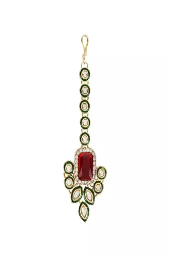 traditional kundan & stone studded choker necklace jewellery set