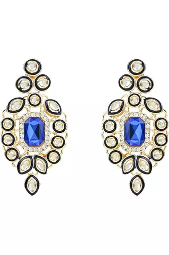 traditional kundan & stone studded choker necklace jewellery set
