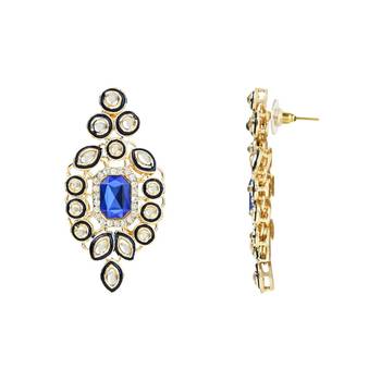 traditional kundan & stone studded choker necklace jewellery set 5