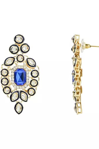 traditional kundan & stone studded choker necklace jewellery set
