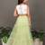 Ethnovog Ready To Wear Kids Girls Black Organza Ruffle Dress