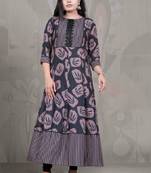 Fashion petals fancy long western kurti