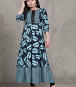 Fashion petals fancy long western kurti