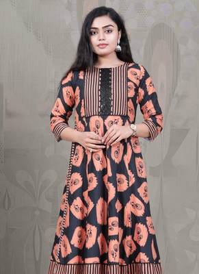 Fashion petals fancy long western kurti 2