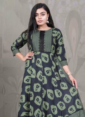 Fashion petals fancy long western kurti 2