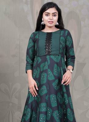 Fashion petals fancy long western kurti 2