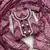 Purple Organza Unstitched Dress Material
