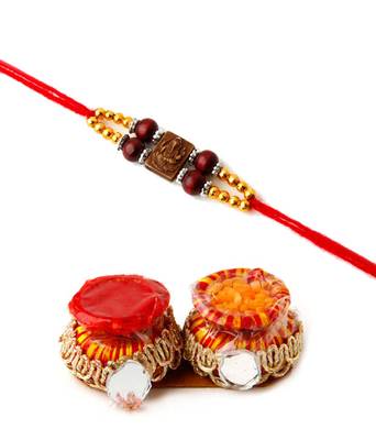Rakhi Combo With Roli Chawal 1