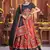 Red Gamthi Work Navratri Special Lehenga Choli With Traditional Dupatta