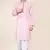 Multicolor Pure Silk Jequard Embroidered Kurta Pajama