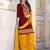 Maroon Pure Cotton Cambric embroidered salwar with dupatta