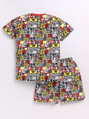 Smartraho boy's t-shirt and shorts pure cotton set 2
