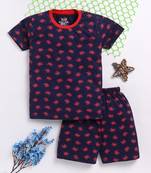 Smartraho boy's t-shirt and shorts pure cotton set