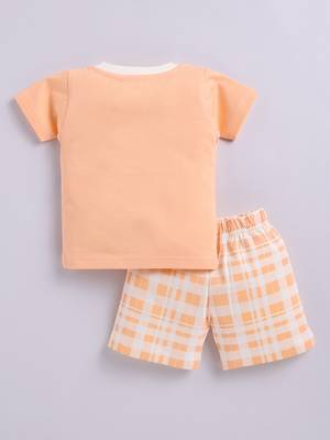Smartraho boy's t-shirt and shorts pure cotton set 2