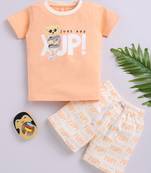 Smartraho boy's t-shirt and shorts pure cotton set