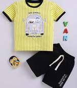 Smartraho boy's t-shirt and shorts pure cotton set