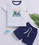 Smartraho boy's t-shirt and shorts pure cotton set