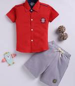 Smartraho boy's t-shirt and shorts pure cotton set