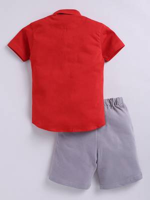 Smartraho boy's t-shirt and shorts pure cotton set 2