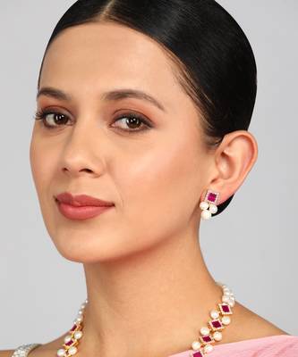 Real Natural Hyderabadi pearls Set 5