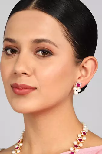 Real Natural Hyderabadi pearls Set