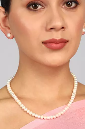 Real Natural Hyderabadi pearls Set