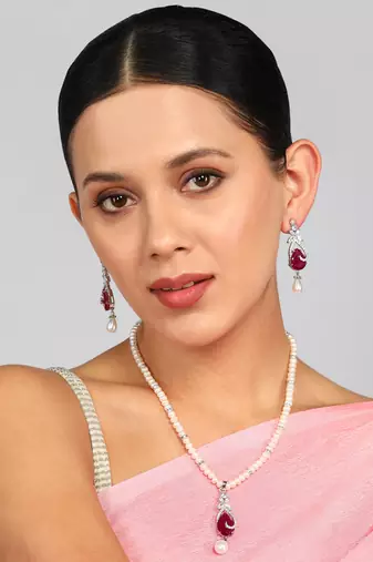 Real Natural Hyderabadi pearls Set