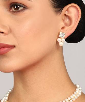 Real Natural Hyderabadi pearls Set 5