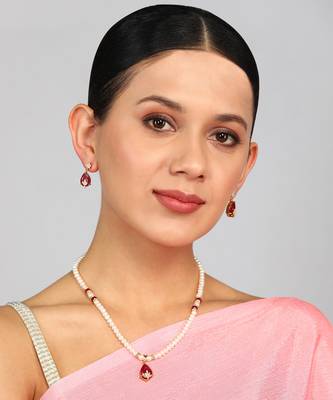 Real Natural Hyderabadi pearls Set 6