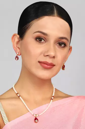 Real Natural Hyderabadi pearls Set