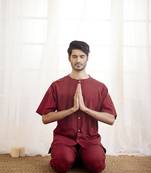 Maroon Cotton Kurta Pyjama Set