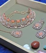 Premium heavy designer function wear necklace set