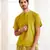 Olive Green Cotton Short Kurta