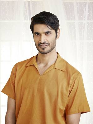 Dusty Saffron Cotton Short Kurta 4