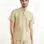 Beige Cotton Short Kurta