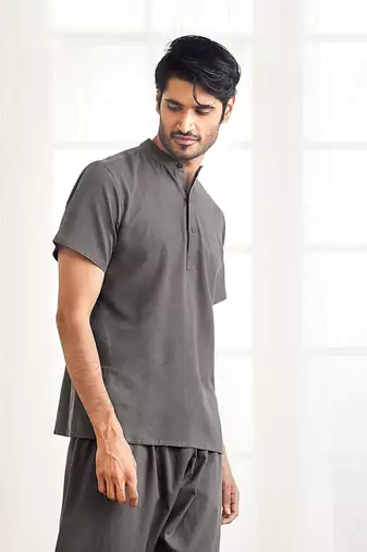 Mud Cotton Short Kurta